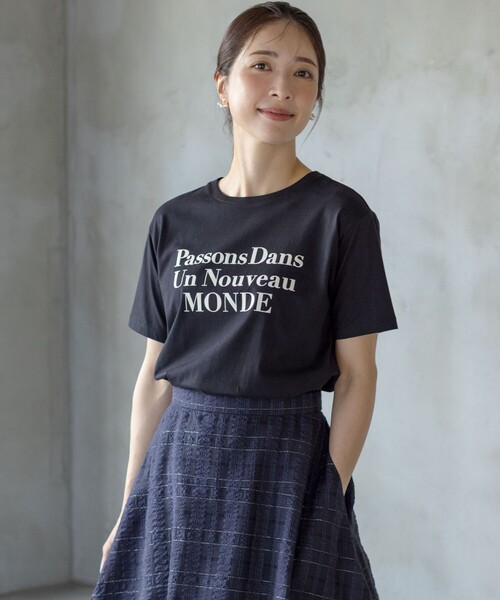 tシャツ 半袖 フロッキープリント Tシャツ レディース : ZOZOTOWN