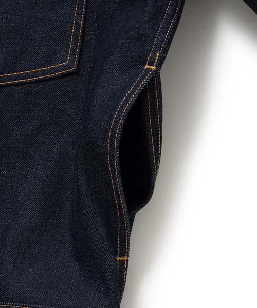 デニムジャケット gジャン RAW DENIM JACKET ”CASSIDY メンズ レディースの画像
