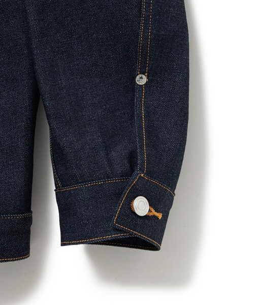 デニムジャケット gジャン RAW DENIM JACKET ”CASSIDY メンズ レディースの画像