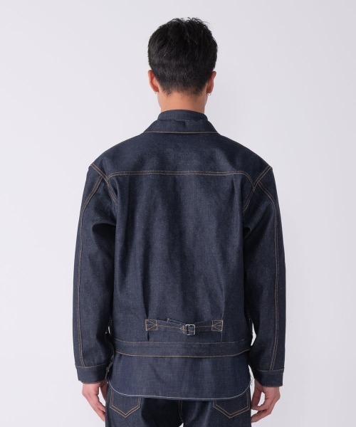 デニムジャケット gジャン RAW DENIM JACKET ”CASSIDY メンズ レディースの画像