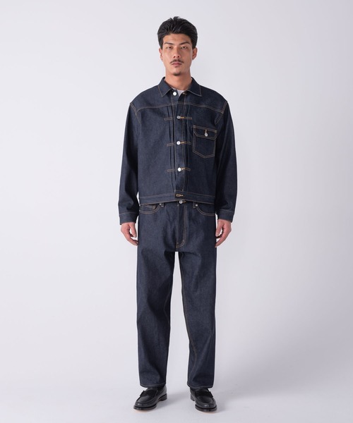 デニムジャケット gジャン RAW DENIM JACKET ”CASSIDY メンズ レディースの画像