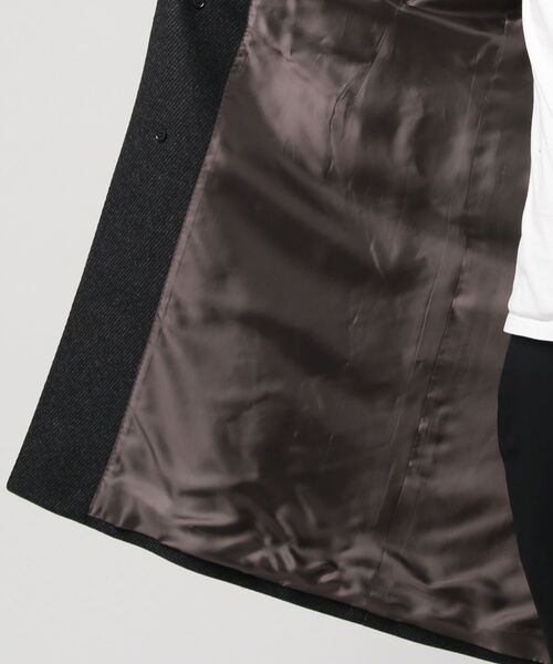 BEAMS F（ビームスF） チェスターコート 48 グレー メンズ : ZOZOTOWN