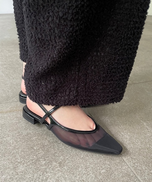 【新品未使用】　LETALON ダブルリボン黒23センチ ル タロン(LE TALON)の通販 - d fashion