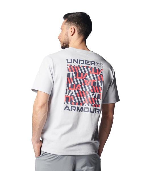 「UNDER ARMOUR」 半袖Tシャツ X-LARGE グレー メンズ