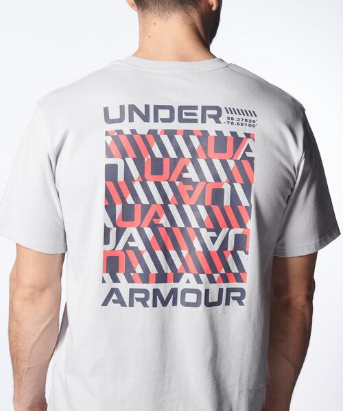 「UNDER ARMOUR」 半袖Tシャツ X-LARGE グレー メンズ