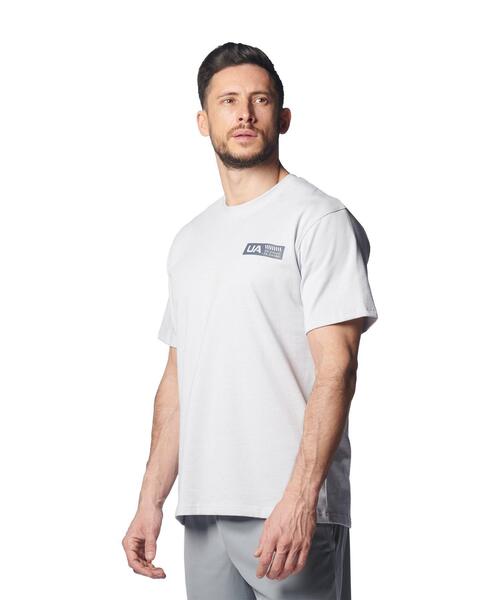 「UNDER ARMOUR」 半袖Tシャツ X-LARGE グレー メンズ