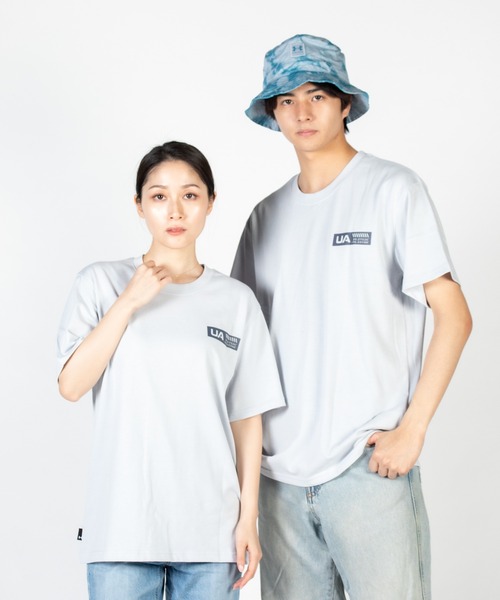 「UNDER ARMOUR」 半袖Tシャツ X-LARGE グレー メンズ