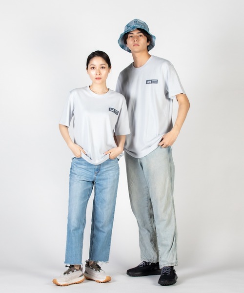 「UNDER ARMOUR」 半袖Tシャツ X-LARGE グレー メンズ
