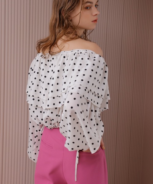 eimy オフショルダー　ボトムス　完売 A'GEM/9 × .kom 『.KOM/ドットケーオーエム』 ZIPUPオフ