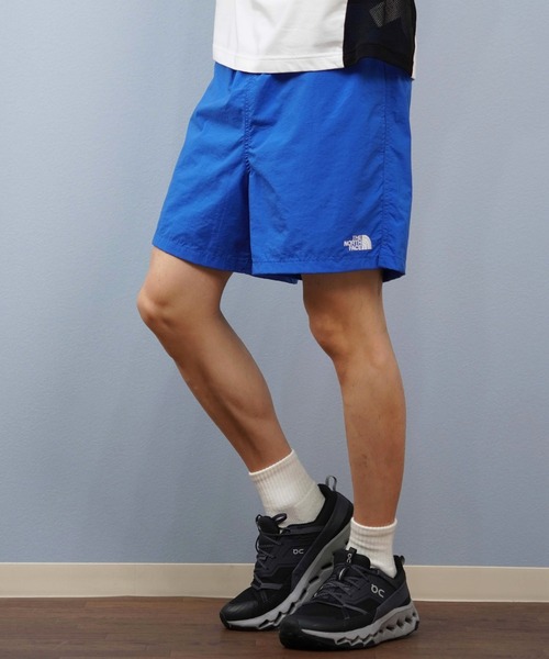 短パン　North face THE NORTH FACE 「THE FACE」 ショートパンツ L パープル メンズ
