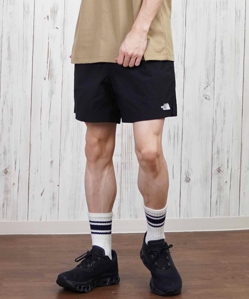 THE NORTH FACE 「THE FACE」 ショートパンツ L パープル メンズ