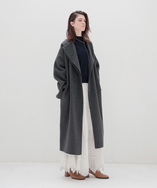 DRESSLAVE（ドレスレイブ） ニット セーター 18G soft sheer mockneck