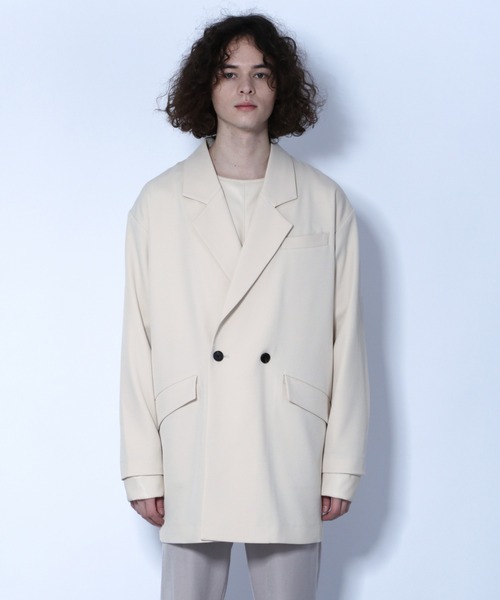 HARE（ハレ） チェスターコート SMALL オフホワイト メンズ : ZOZOTOWN