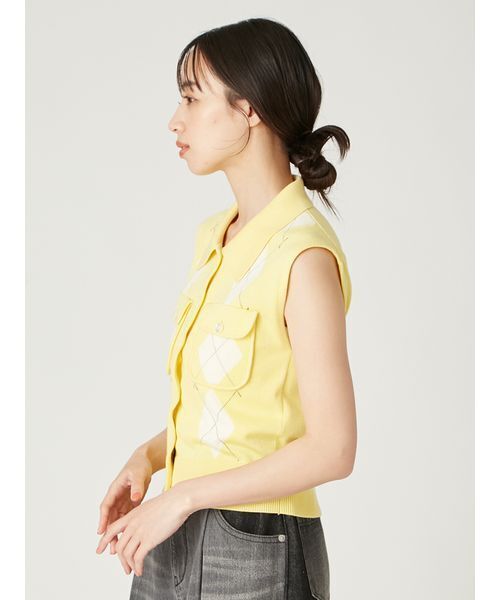 FRAY I.D（フレイ・アイディー） ニット セーター ノースリポロ