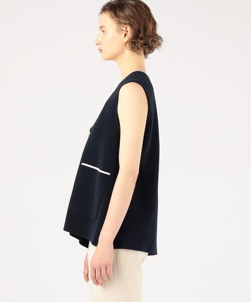 Ballsey 「BALLSEY」 ノースリーブニット S ネイビー レディース