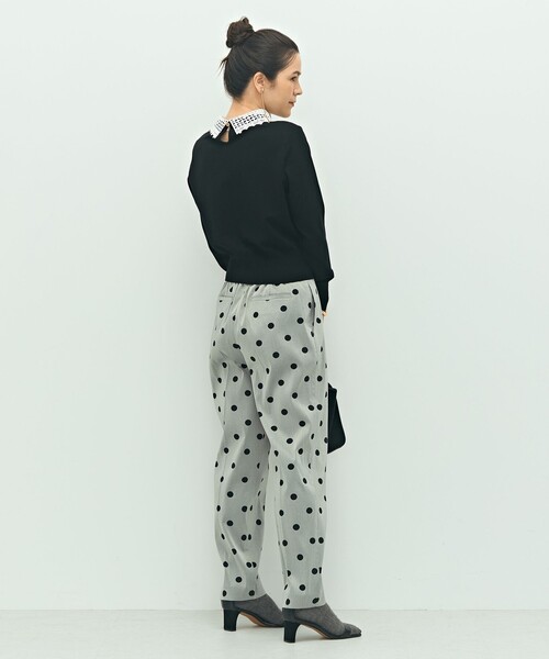 ニット セーター E Fake Pocket Utility Sweater レディース NOLLEY'S ニット セーター 襟レース2WAYプルオーバーニット