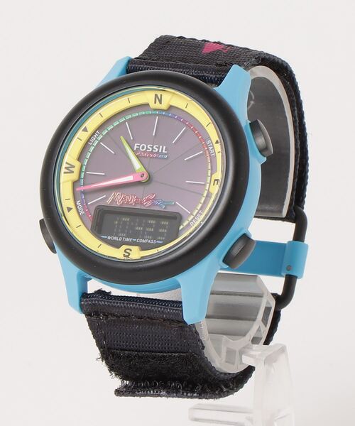 FOSSIL ストーン装飾 デジタル腕時計 8529-218-