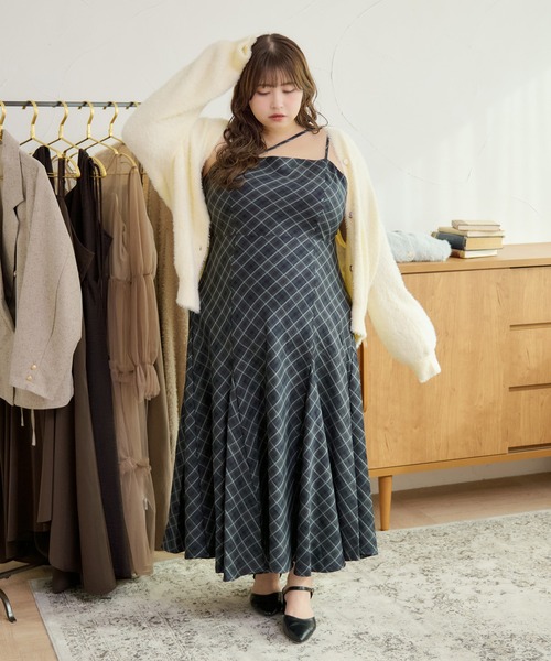 Louiosy（ルオシー） ワンピース 「大きいサイズ」イレヘムマーメイド