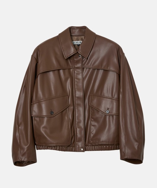 ひなかおび LE CIEL BLEU(ルシェルブルー)ラムレザージャケット ひなかおび LE CIEL BLEU(ルシェルブルー)ラムレザージャケット ル