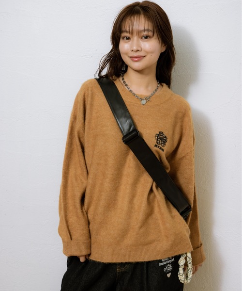 kaoyorinakami セーター ニット KYRN flower knit / KYRNフラワー 