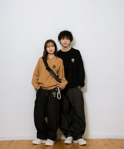 kaoyorinakami セーター ニット KYRN flower knit / KYRNフラワー