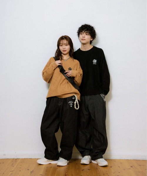 kaoyorinakami セーター ニット KYRN flower knit / KYRNフラワー