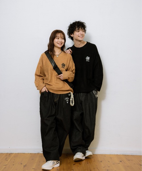 kaoyorinakami セーター ニット KYRN flower knit / KYRNフラワー