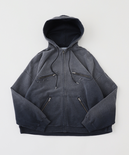 【DAIRIKU】パーカー　フーディ　ブラック DAIRIKU（ダイリク） パーカー EX Water-Proof Vintage Hoodie メンズ