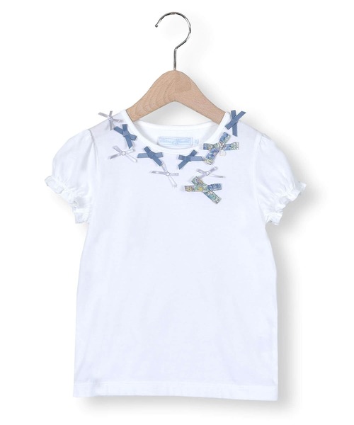 「Tartine et Chocolat」 「KIDS」半袖カットソー 100 ホワイト キッズ_画像9