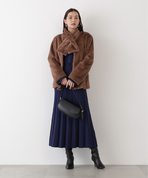 PINKY&DIANNE（ピンキー アンド ダイアン） ノーカラーコート コート