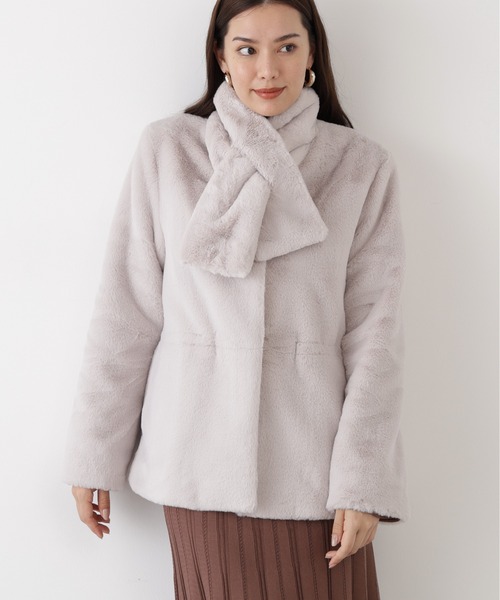 PINKY&DIANNE（ピンキー アンド ダイアン） ノーカラーコート コート