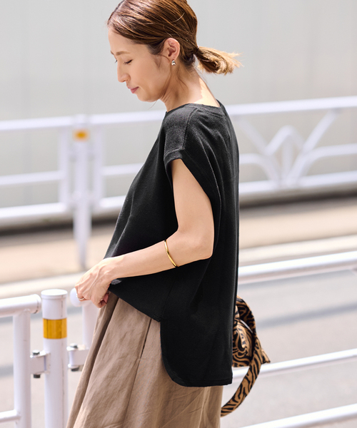 「FRAMeWORK」 ノースリーブニット FREE ブラウン レディース_画像7