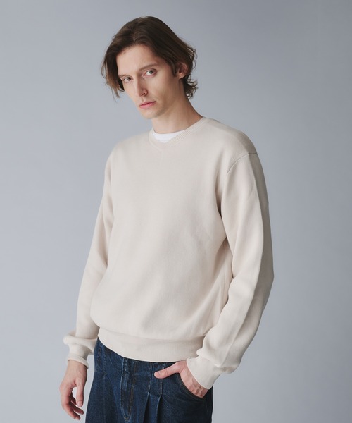 Regen Glanz セーター ニット milan ribs vneck knit/ミラノリブV