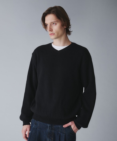 Regen Glanz セーター ニット milan ribs vneck knit/ミラノリブV