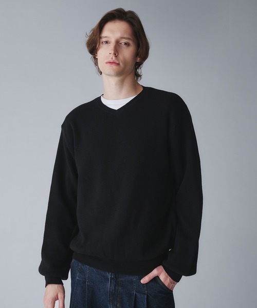 Regen Glanz セーター ニット milan ribs vneck knit/ミラノリブV