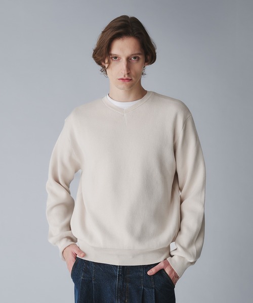 Regen Glanz セーター ニット milan ribs vneck knit/ミラノリブV