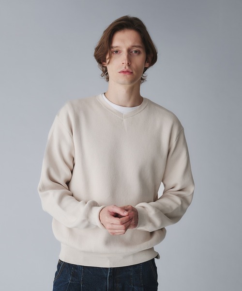 Regen Glanz セーター ニット milan ribs vneck knit/ミラノリブV