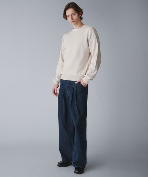 Regen Glanz セーター ニット milan ribs vneck knit/ミラノリブV