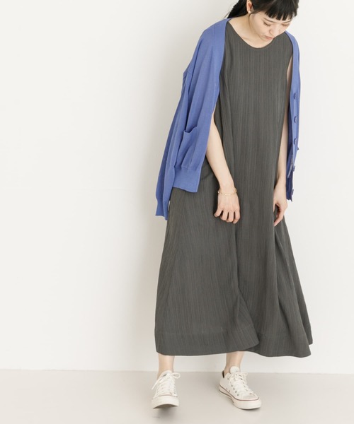 「UR Lab.」 ノースリーブワンピース FREE グリーン レディース_画像4