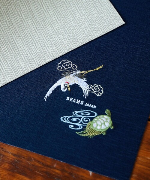 BEAMS JAPAN（ビームス ジャパン） ランチョンマット 縁起物 刺繍