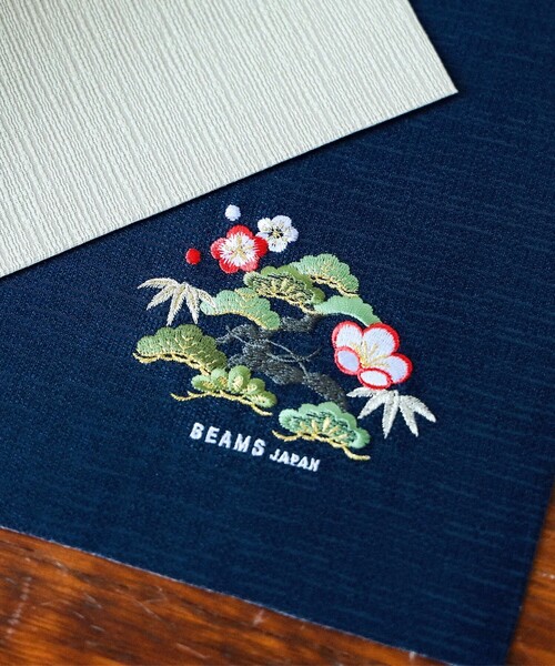 BEAMS JAPAN（ビームス ジャパン） ランチョンマット 縁起物 刺繍