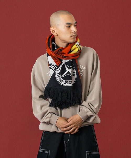 XLARGE（エクストラ ラージ） マフラー XLARGE JACQUARD SCARF メンズ