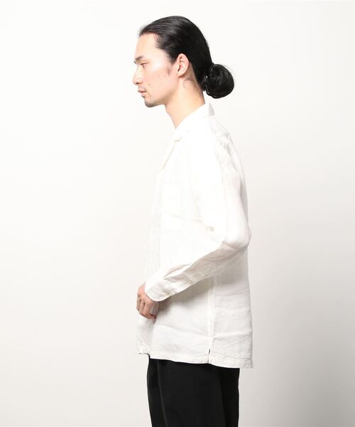 「BRILLA per il gusto」 長袖シャツ SMALL ベージュ メンズ_画像2