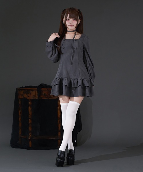 Pal elfy ワンピース クラシカルシャツレイヤードワンピース