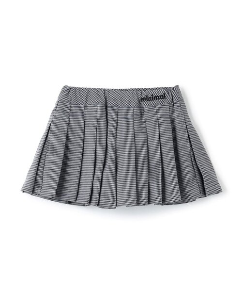 Le minor　グレンチェックプリーツスカート　巻きスカート　グレー 50%OFF】グレンチェック プリーツミニスカート | VOLCAN&APHRODITE