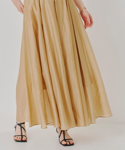 「titivate」 フレアスカート S ブラック レディース_画像3