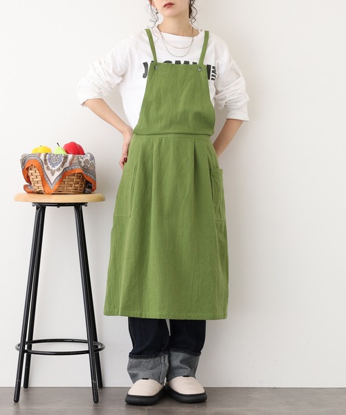 l'atelier Nuuit（アトリエ ヌイ） エプロン ホームウエアエプロン