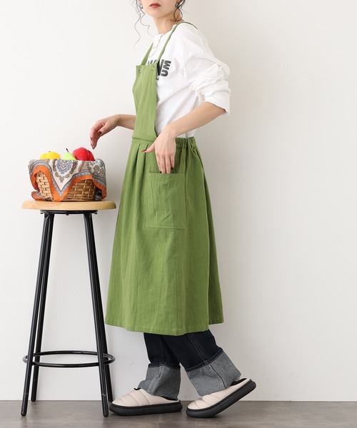 l'atelier Nuuit（アトリエ ヌイ） エプロン ホームウエアエプロン