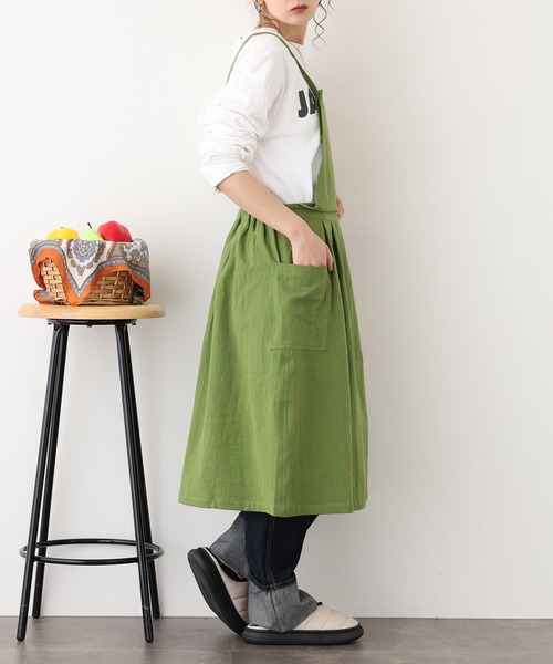 l'atelier Nuuit（アトリエ ヌイ） エプロン ホームウエアエプロン