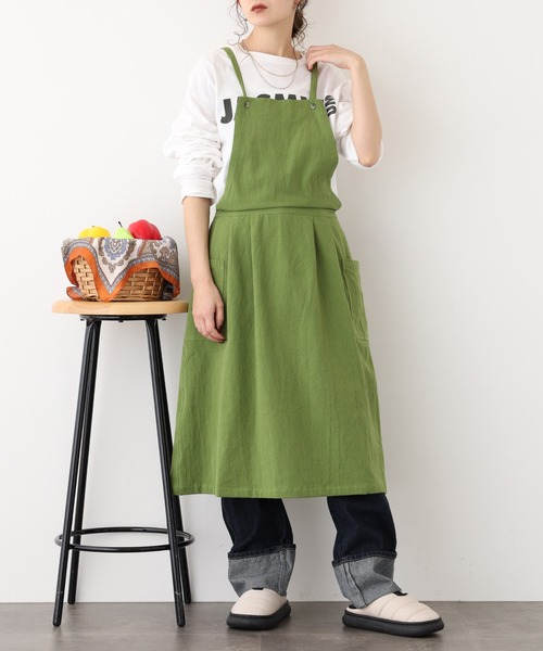 l'atelier Nuuit（アトリエ ヌイ） エプロン ホームウエアエプロン